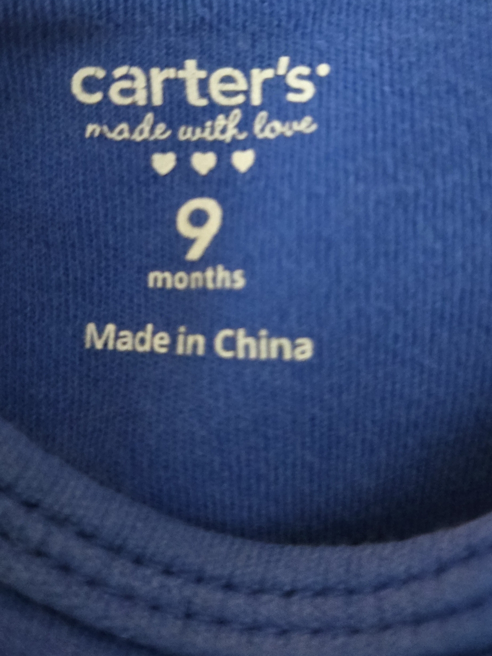 Blue "I Love Mommy" Short-Sleeve Baby One-Piece #644 - Picture 2 of 4